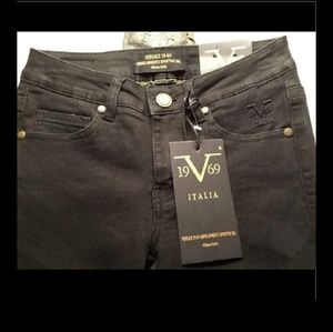 Versace Italia boot cut jeans